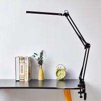 Lampara Escritorio LED - Flexo LED Escritorio Potente con clip - Protección ocular Lampara - 3 modos de luz X 10 niveles de brillo - Negro - details 2