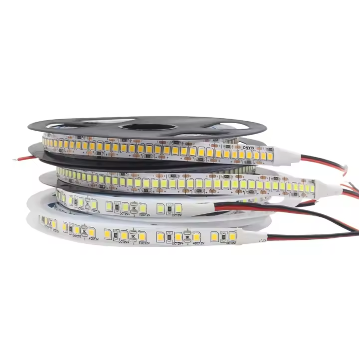 Tira LED Flexible 5M 12V SMD 2835 120LED/M 240LED/M Azul Hielo Blanco Cálido Decoración De Hogar Luz De Raya 12 Voltios - 1