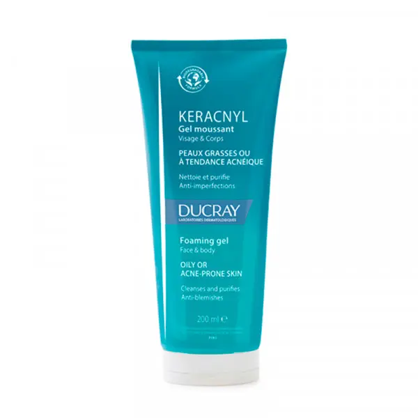 Ducray - Gel Limpiador para Pieles con Acné - Limpieza Profunda - Fórmula Sin Jabón - 1