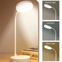 Lámpara De Mesa Recargable USB Luz Nocturna LED Con 3 Modos De Encendido Protección Ocular Para Lectura Y Decoración De Habitaciones - details 0