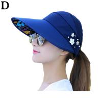 Sombrero De Verano Para Mujer Con Pico Ancho Plegable Protección Contra Los Uv Sombreros De Playa Casual De Poliéster - details 20