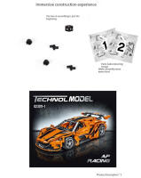 Conjunto De Bloques De Construcción Apollo Sol 1397 Piezas Coche De Carreras Técnico Para Niños Juguete De Construcción Regalo Para Niños Mayor De 14 Años Material Plástico - details 3