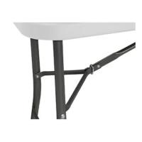 mesa plegable de resina y acero