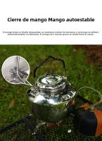 Kettle De Camping NOBANA &CLS De 1.5L/1.3L Capacidad Grande Acero Inoxidable 304 Portátil Para Picnic Y Café Autónomo - details 6
