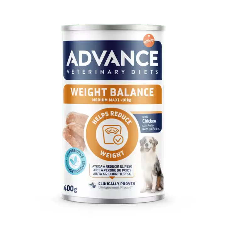 Advance Weight Balance Medium-Maxi - Alimento Húmedo Completo y Equilibrado para Reducir Exceso de Peso - 3 Unidades - 1
