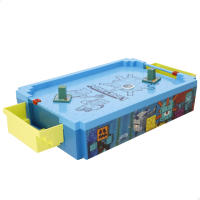 Minecraft - Mini air hockey mesa electrónico, compacto, superficie aire, marcador, diseño premium, licencia oficial, discos, empujadores, juegos mesa electrónicos, juguete colección, niños, adultos - details 2