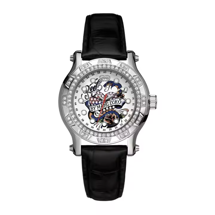 Marc Ecko Reloj Unisex Analogico Cuarzo con Correa de Piel E12589M1 - 1