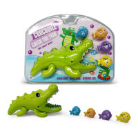 Juguete De Baño Para Niños Juego De Crocodilo Grande Comiendo Pequeños Peces Juguetes De Agua Para Jugar En Verano - details 0