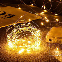 Luces De Fairy LED Con Alambre De Cobre Potenciado Por Batería Para Decoración De Bodas Navidad Jardín Fiesta Dormitorio 1/2/3/5/10/20M - details 0