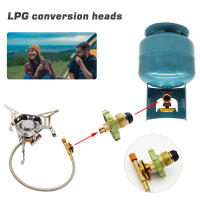 Convertidor De Estufa De Camping 5-1PCS Adaptador Duradero De Aleación De Zinc Accesorios Prácticos Para Estufa De Gas - details 1
