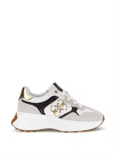 GUESS ZAPATILLA GUESS FLPLUC PEL12 WHIBR Raíz Mujer Inicio Calzado - 1