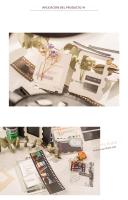 JIANQI Set De Scrapbooking 94 Piezas Con Pegatinas Y Papel Decorativo Para DIY Álbum De Fotos Collage Material De Manualidades - details 14