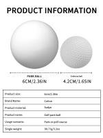 Bolas De Golf Profesionales Caiton Premium Duraderas Multicolor Tamaño Estándar 6cm 2.2 Pulgadas Para Park O Campo De Golf - details 7