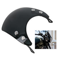 Parabrisas Retro Para Motocicleta Universal PC Deflector De Viento Para Faros De 5-7 Pulgadas Pieza De Motocicleta - details 0