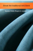 Cubierta De Volante De Cuero Suede Antideslizante Y Absorbente De Sudor Universal Protector Para Coche 2PCS Azul Rosa - details 0