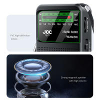 Radio Portátil Recargable Con Pantalla HD Y Altavoz Integrado FM AM SW Radio De Batería Tipo-C Para Ancianos - details 13