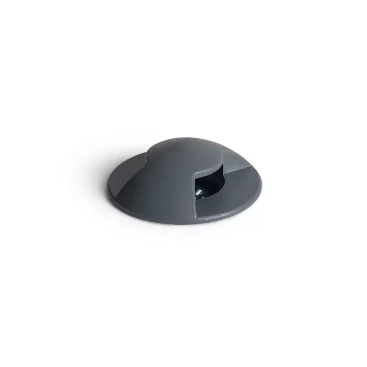 Ledkia Baliza Exterior LED 1W Empotrable Suelo Letso 2L Gris 2700K Blanco Cálido - 1
