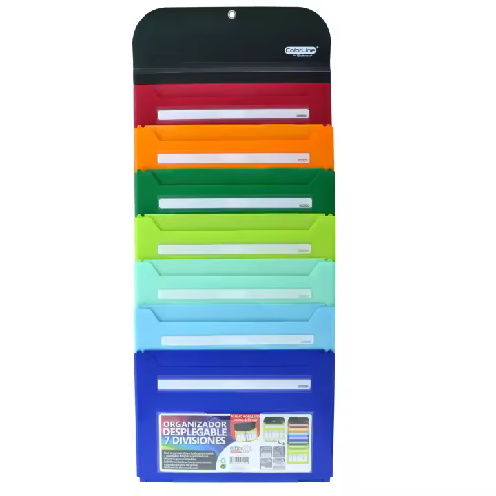 Office Box Carpeta Clasificadora Desplegable 7 Divisiones - 1