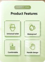 Cubierta De Inodoro Suave Impermeable Y Lavable Funda Para Inodoro O-Shaped Almohadilla De Bidet Accesorios De Baño Ecológicos - details 1