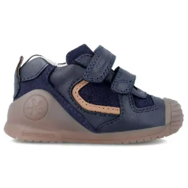 Biomecanics botines marino, primeros pasos, blanditos y flexibles, sin arco plantar, plantilla extraíble altamente transpirable, recomendado por el Colegio Oficial de Podólogos de la Comunidad Valenciana COPCV - 1