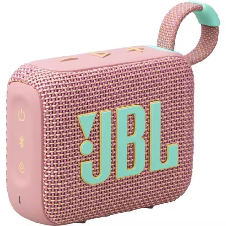 JBL GO 4, Altavoz inalámbrico portátil con Bluetooth, resistente al agua y al polvo (IP67), hasta 7h de reproducción más 2h extra con Playtime Boost, Rosa, Morado, Rojo, Gris - 1