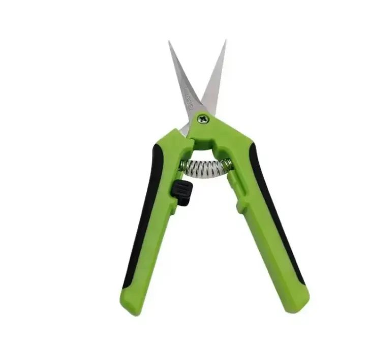 Tijeras De Podar Para Jardín De 6.5 Pulgadas Afiladas En Acero Inoxidable Con Codo Recto Para Cortar Plantas Y Artesanía - 1