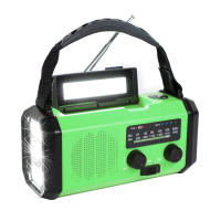 Radio De Emergencia Portátil Con Solar AM/FM Radio De Clima SOS Alarme Luz LED Impermeable Para Camping Al Aire Libre - details 14