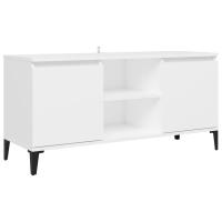 vidaXL Mueble de TV con patas de metal 103,5x35x50 cm, Mueble de Salon, Mueble TV, Mueble TV salon, Mesa de TV, Mueble tele - details 4