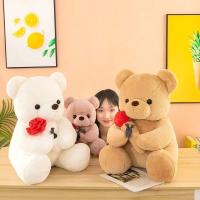 Muñeco De Peluche De Oso Para Día De San Valentín Regalo Para Niñas Juguetes De Animales Suaves Rellenos De Algodón PP Edad Recomendada 3-18+ - details 10