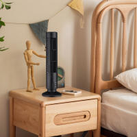 Ventilador De Torre LED Sin Hojas 90 Grados Oscilantes Silencioso Portátil Con Luz Para Escritorio Para Hogar Y Oficina - details 1