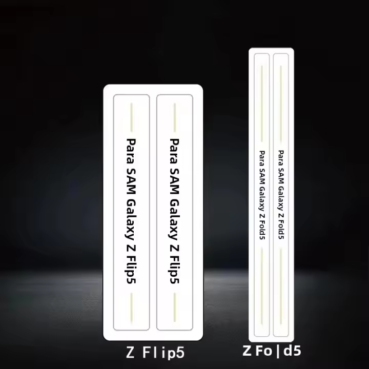 Protector De Pantalla Hydrogel Para Samsung Galaxy Z Fold 6 5 Flip5 4 3 Anti-Arañazos Película De Hinge Medio Empaque De 2 - 1