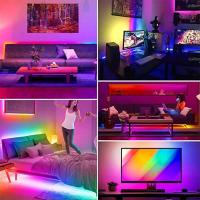 Tira De Luz LED Para Escritorio Con Control Remoto De 24 Teclas Multicolor RGB DIY Decoración De Hogar 1/3/5/10/15/20/30M - details 2