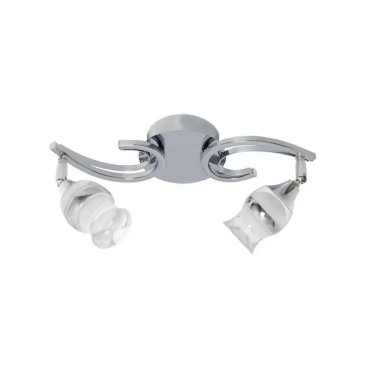 Fabrilamp - Lampara 2x5w 4000k Zodiaco Cromo 800lm  22x37x12 - 1