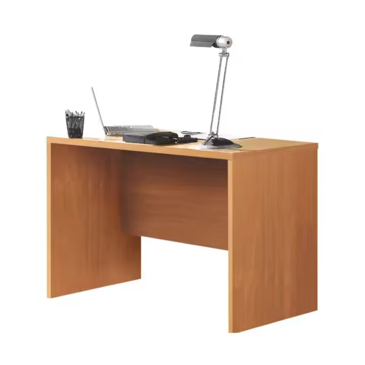 Escritorio Slim encimera amplia + tablero frontal 75x120x60 cm - 1