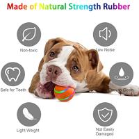 Bola Interactiva Para Perros Con Control Remoto Hecha De Goma Natural Juguete Automático De Activación Por Salto Wicked Ball - details 5