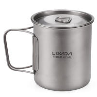 Taza De Camping De Titanio Portátil Con Mano Doblada Adecuada Para Picnic Tamaño 300ml / 350ml / 450ml / 550ml / 650ml / 750ml - details 39