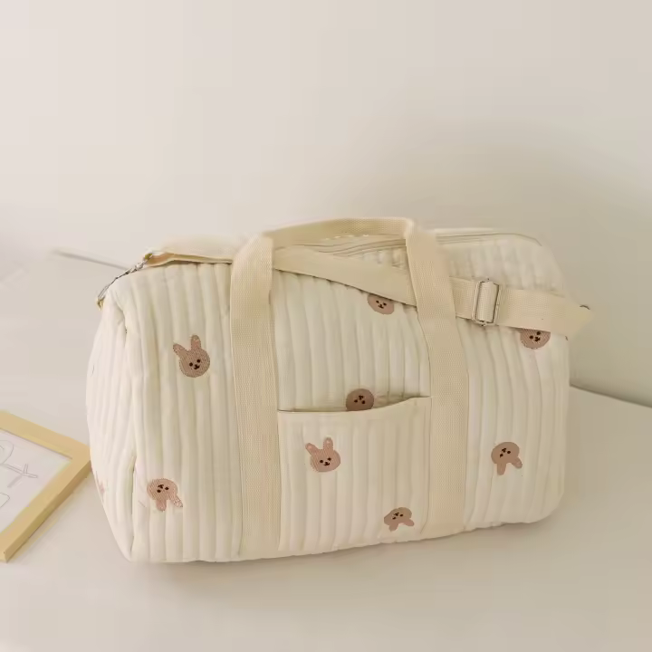 Bolso Grande Para Mamá Bolsa De Viaje Multifuncional Organizador De Artículos Infantiles Con Gran Capacidad Para Almacenamiento De Pañales Y Suministros De Bebé Para Mujeres - 1