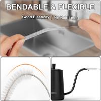 Limpieza De Botellas Y Tubos Con Cepillo De Acero Inoxidable Set De 10 Pinceles Suaves Para Vajilla Y Vidrio Herramienta De Cocina Ecológica Y Duradera - details 6