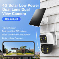 DIYTECH Cámara de vigilancia 4G DIY-G66DR de visión dual solar de bajo consumo  4G - details 6