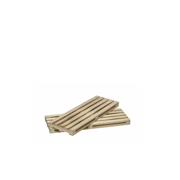 Conjunto de 2 mini palets de madera decorativos. Medidas: 28x10x2 cm. akihaydeto - 1