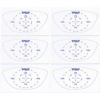 Cinta De Impacto De Golf 12-60pcs Etiquetas Para Clubs De Hierro Driver Madera Bola Registros De Golpe Entrenador De Swing Equipo De Golf Blanco Azul - details 7
