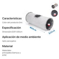 COTTECOTA-Túneles para Gatos Varios Modelos Tubos para Gatos Tunel con forma de T, Tubo Plegable PET Plegable Divertido Juego Juguete Tubo de Gatos Juguete con Pompón y Campanas para Gato Gato Jugar Túnel Casa del Laberinto - details 2