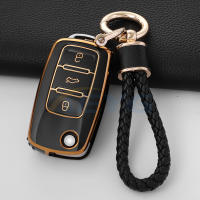 Funda De Llave De Coche TPU Para VW Volkswagen Polo Tiguan Passat B5 B6 B7 Golf 4 5 6 MK6 Jetta Lavida Skoda Octavia - details 4
