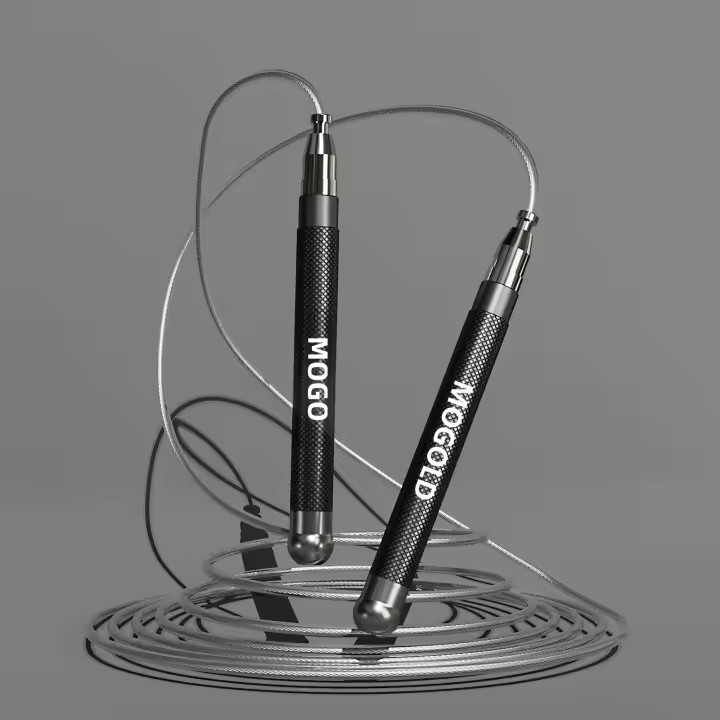 Báscula De Saltar De Aleación De Aluminio Con Diseño De Doble Embarazado Longitud Ajustable Equipo De Fitness Aeróbico Para Ejercicio En Casa - 1