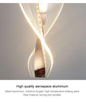 Lámpara Colgante Geométrica De Acrílico Moderna Para Decoración De Hogar Y Restaurantes Iluminación LED Para Dormitorio Y Sala De Estar - details 8