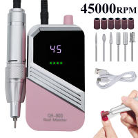 TFSCLOIN Máquina De Uñas Recargable Profesional 45000RPM Polísmica Para Manicura Herramientas Para Uñas De Acrílico Y Gel - details 2