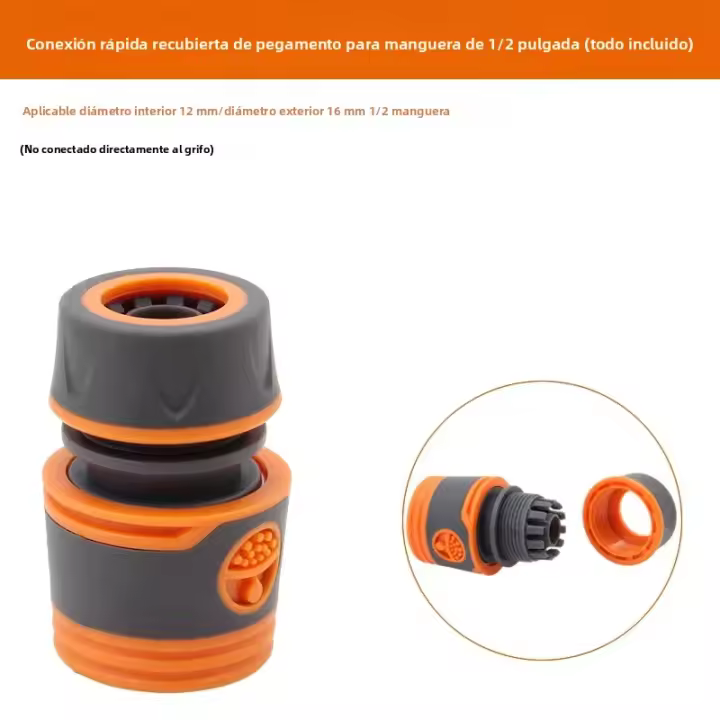 Adaptador De Conexión Rápida Para Jardín 3/4 Hembra Macho Tap Conector De Goteo De Agua Fittings De Tubería Para Rojellera - 1