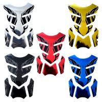 Pegatina De Tanque De Motocicleta 3D Protector De Aceite Y Gasolina Con Diseño De Espina De Pescado Y Decoración De Llama Accesorios Para Motocicletas - details 1