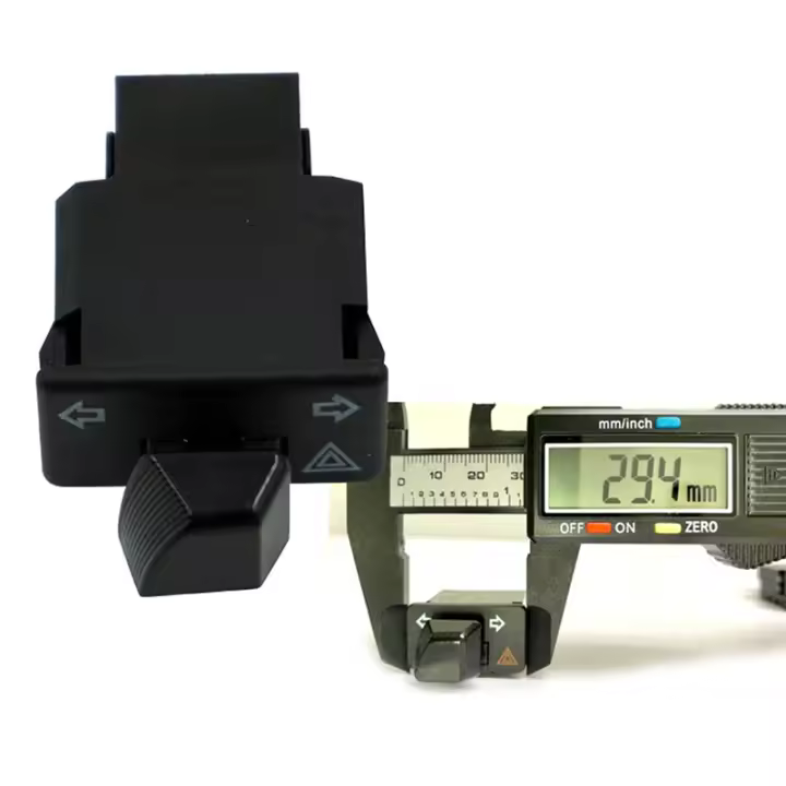 Interruptor De Doble Lámpara De Señal Para Motocicleta Con Botón De Emergencia Y Encendido Para Motos Y Scooters Eléctricos Práctico Y Eficiente - 1