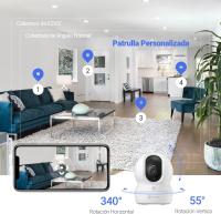 EZVIZ TY1 Cámara Vigilancia Interior 2K 3MP con Giro 360°, Cámara Vigilancia Bebe, Visión Nocturna, Seguimiento Inteligente, Audio Bidireccional, WiFi, Almacenamiento en SD/Nube y Modo Privacidad – Seguridad Inteligente para tu Hogar - Ezviz - details 3